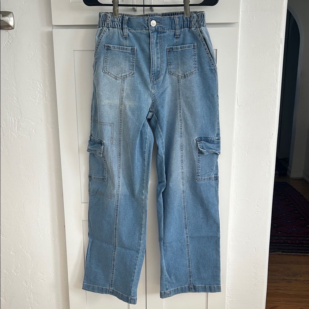 Wide Leg Denim Jeans